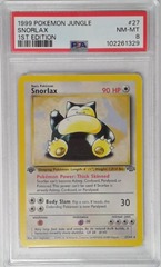 V1729: 1999: Snorlax: 27/64: 1ST Edition: Jungle: PSA: 8: NM-MT: 102261329